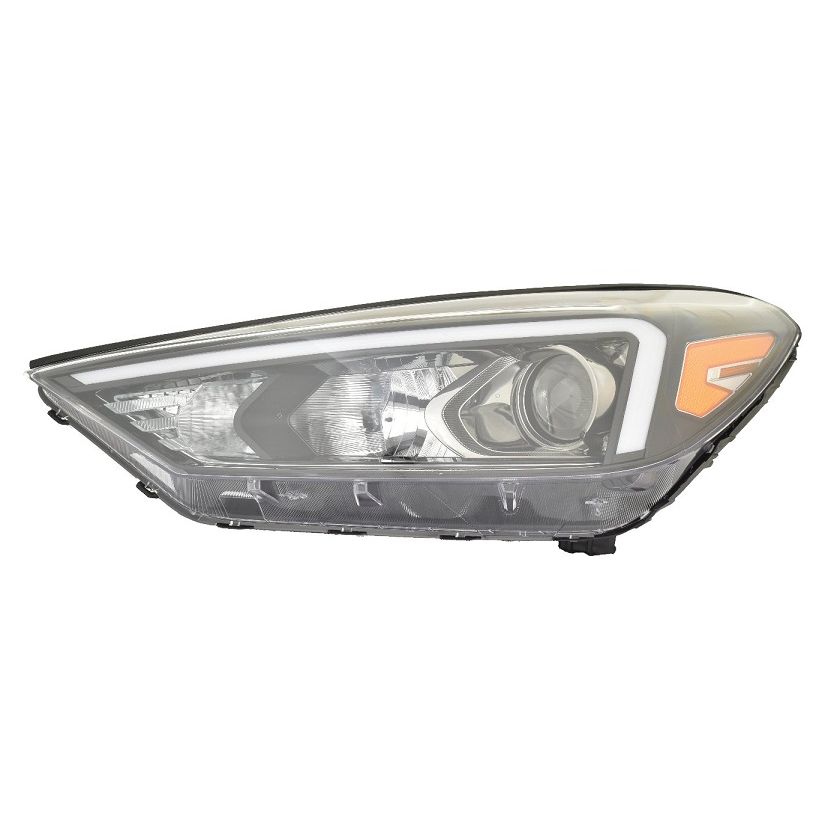 HYUNDAI TUCSON HEAD LAMP ASSY LEFT (Driver Side) (HALOGEN)(WO/LED POSITION LAMP) OEM#92101D3500 2019-2021 PL#HY2502234