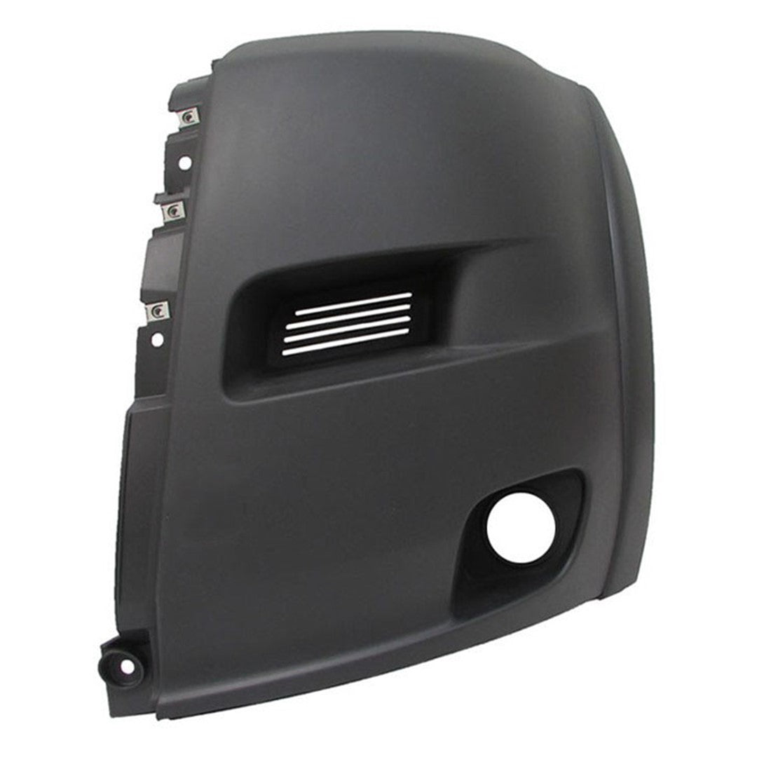 DODGE TRUCKS & VANS PROMASTER 1500/2500/3500 FRONT BUMPER COVER LEFT (Driver Side) TXT-GRAY (W/FOG)(WO/SENSOR) OEM#1ZT96LAHAA 2014-2018 PL#CH1016107