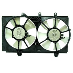 DODGE NEON/SX 2.0 RADIATOR & A/C FAN ASSY (2.4L)(DUAL FAN TYPE) OEM#5103019AA-PFM 2003-2005 PL#CH3115136
