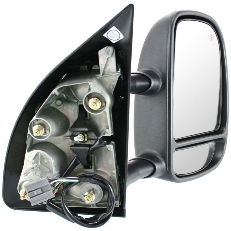 FORD TRUCKS & VANS FORD/PU (F250/350/450/550) Super Duty DOOR MIRROR RIGHT (Passenger Side) PWR/HTD/SIGNAL (BLACK CVR)(DUAL ARMS/GLASS)(TRAILER)(FOLD-IN/OUT) OEM#5C3Z17682EAA-PFM 2003-2007 PL#FO1321268