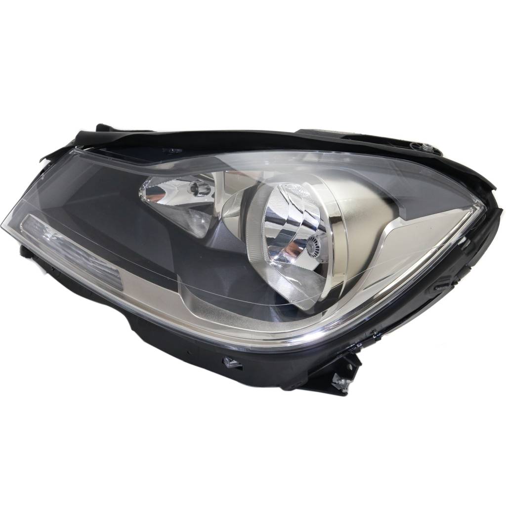 MERCEDES-BENZ C-CLASS COUPE (204) HEAD LAMP ASSEMBLY LEFT (Driver Side) (HALOGEN)(BLK BEZEL) **CAPA** OEM#2048209959 2012-2015 PL#MB2502186C