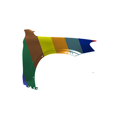 MERCEDES-BENZ GLC-COUPE (253) FENDER RIGHT (Passenger Side) (STEEL) OEM#2538800218-PFM 2017-2023 PL#MB1241184
