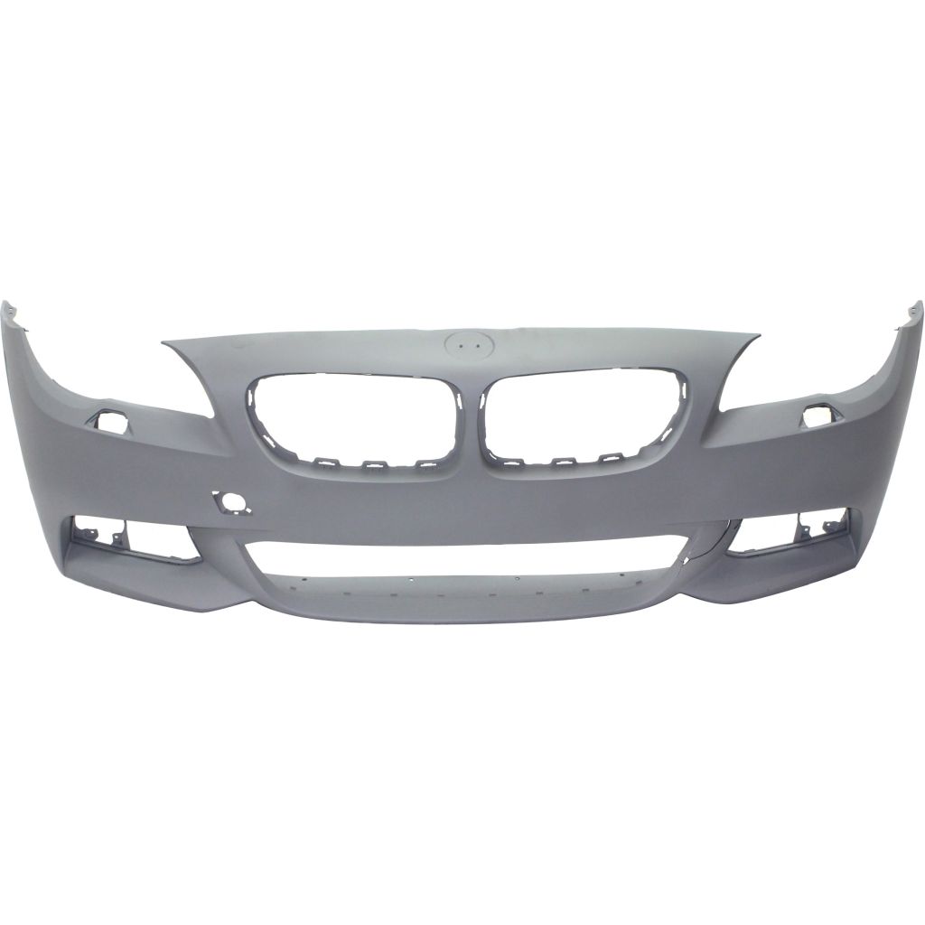 BMW BMW 5 SERIES (SEDAN) FRONT BUMPER COVER PRIMED (WO/SENSOR)(WO/SIDE CAMERA)( M PKG) OEM#51118048670 2011-2013 PL#BM1000254