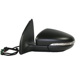 VOLKSWAGEN GTI 2/4DOORS DOOR MIRROR LEFT (Driver Side) PWR/HTD/PUDDLE/MEMORY/PWR FOLD (PTM) OEM#5K0857507AF9B9-PFM 2010-2014 PL#VW1320141