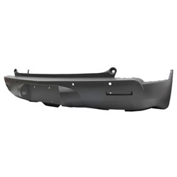 GM TRUCKS & VANS TRAVERSE REAR BUMPER COVER DARK-GRAY(W/SENSOR)(SINGLE EXHAUST) **CAPA** OEM#20969813 2009-2012 PL#GM1100842C
