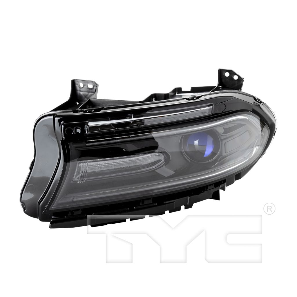 DODGE CHARGER HEAD LAMP ASSEMBLY LEFT (Driver Side) (HALOGEN) (W/LED DRL) OEM#68294431AF 2016-2017 PL#CH2502296