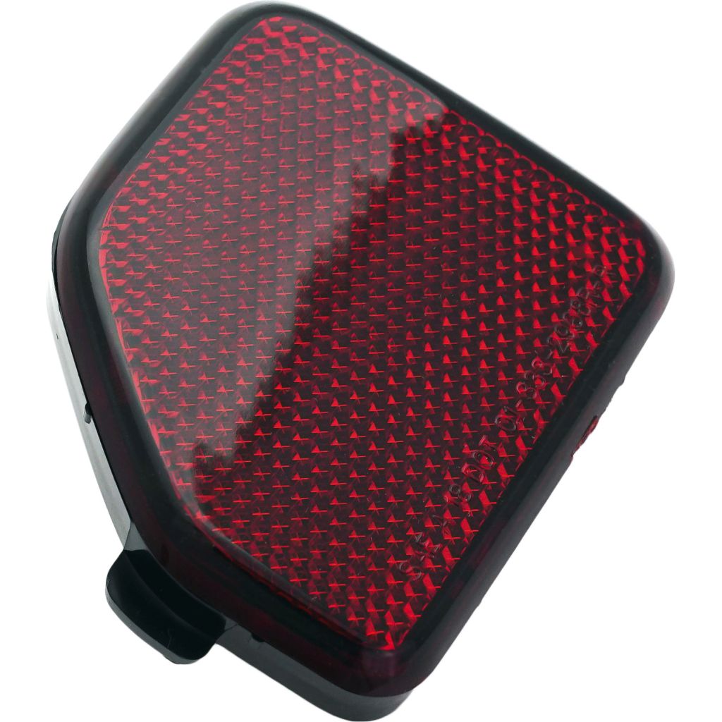 JEEPVEHICLE WRANGLER PLUG-IN REAR BUMPER REFLECTOR RIGHT (Passenger Side) (EXC STEEL BMP) OEM#68281936AB 2021-2024 PL#CH1185108
