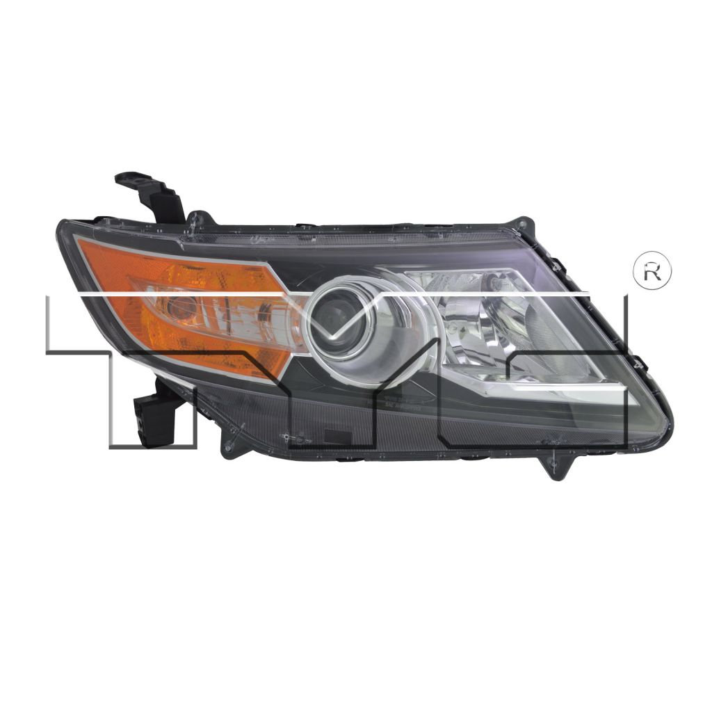 HONDA ODYSSEY HEAD LAMP ASSEMBLY RIGHT (Passenger Side) (HALOGEN) **CAPA** OEM#33100TK8A02 2014-2017 PL#HO2503154C