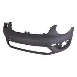 VOLKSWAGEN BEETLE FRONT BUMPER COVE PRIMED (WO/SENSOR)(14-16 R-LINE/GSR ONLY) OEM#5C5807217ANGRU 2014-2019 PL#VW1000215