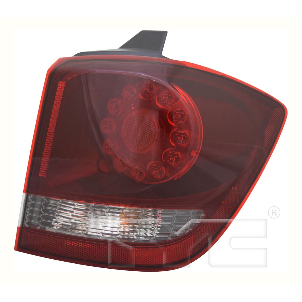 DODGE JOURNEY TAIL LAMP ASSY RIGHT (Passenger Side) (OUTER)(LED)(W/BLACK TRIM)**CAPA** OEM#68227132AA 2009-2020 PL#CH2805114C