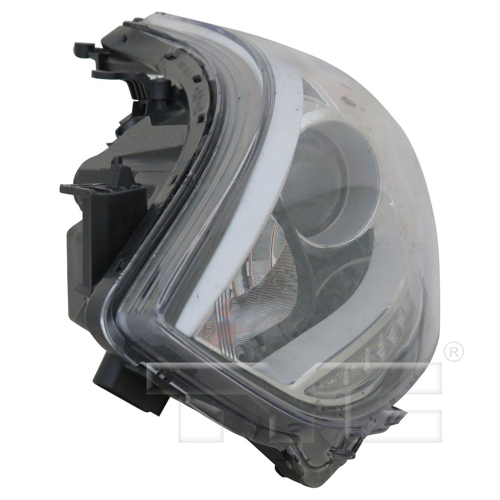 HYUNDAI ACCENT SEDAN HEAD LAMP ASSY LEFT (Driver Side) (HALOGEN PROJECTOR W/LED MARKER) OEM#921011R610 2014-2017 PL#HY2502191