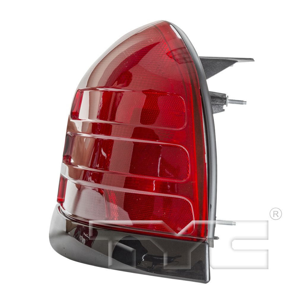 FORD CROWN VICTORIA TAIL LAMP UNIT RIGHT (Passenger Side) (RED LENS W/BLACK MLDG)(W/O SPT PKG)(2 BULBS) OEM#8W7Z13404A 2000-2011 PL#FO2801160