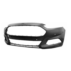 FORD FUSION FRONT BUMPER COVER PRIMED (W/TOW HOOK HOLE)(W/ACTIVE PARK ASSIST SENSOR HOLES) OEM#DS7Z17757EAPTM 2013-2016 PL#FO1000688