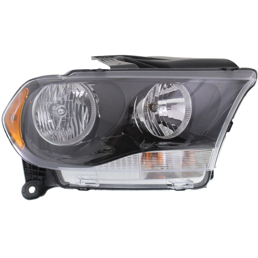 DODGE TRUCKS & VANS DURANGO HEAD LAMP ASSEMBLY RIGHT (Passenger Side) (HALOGEN)(BLK BEZEL) **CAPA** OEM#68084076AB 2011-2013 PL#CH2503229C