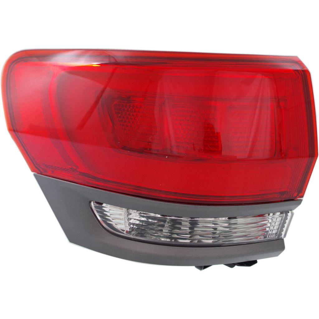 JEEP GRAND CHEROKEE TAIL LAMP ASSEMBLY LEFT (Driver Side) GRAY INSERT **CAPA** OEM#68236105AC 2014-2021 PL#CH2804110C