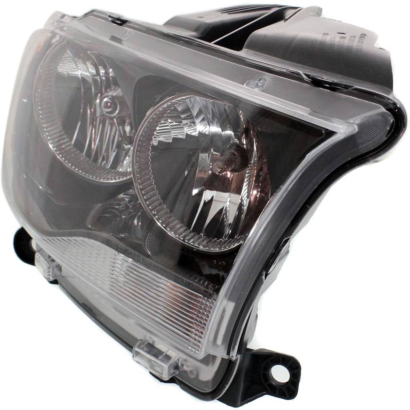 DODGE TRUCKS & VANS DURANGO HEAD LAMP ASSEMBLY RIGHT (Passenger Side) (HALOGEN)(BLK BEZEL) OEM#68084076AB 2011-2013 PL#CH2503229