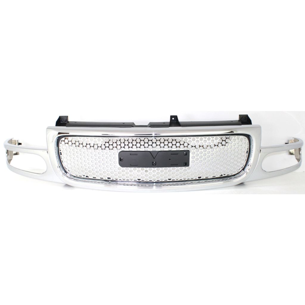 GM TRUCKS & VANS YUKON DENALI/YUKON XL DENALI (GMC) GRILLE ASSEMBLY CHROME OEM#19130789 2001-2006 PL#GM1200510