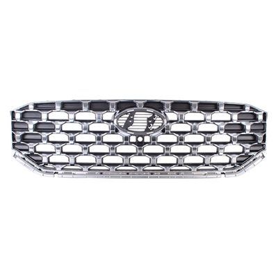 HYUNDAI SANTA FE HYBRID/HYBRID PLUG-IN GRILLE BLACK W/SATIN-CHROME FRAME (W/CAMERA) **CAPA** OEM#863A0S2610 2023 PL#HY1200244C