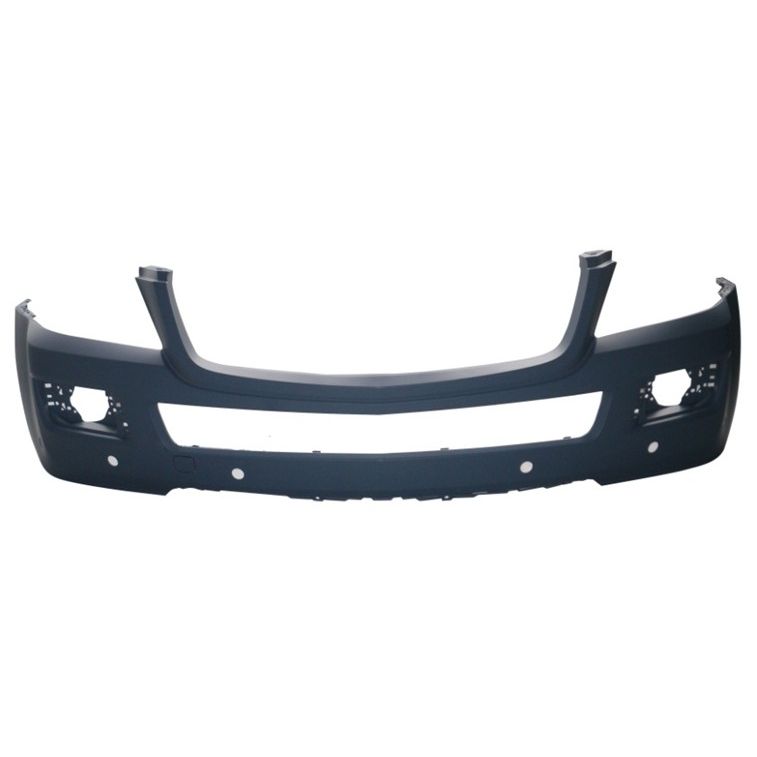 MERCEDES-BENZ GL-CLASS (164) FRONT BUMPER COVER PRIMED 320/450 (ROUND FOG)(WO/WASHER)(W/ SENSOR)(WO/CURVE LIGHT) OEM#16488517259999 2007-2009 PL#MB1000257