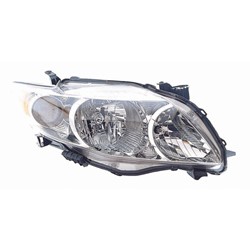 TOYOTA COROLLA/SEDAN HEAD LAMP ASSEMBLY RIGHT (Passenger Side) (Exc S/XRS MDL)(CANADA BUILT) **CAPA** OEM#8111002670 2009-2010 PL#TO2503182C