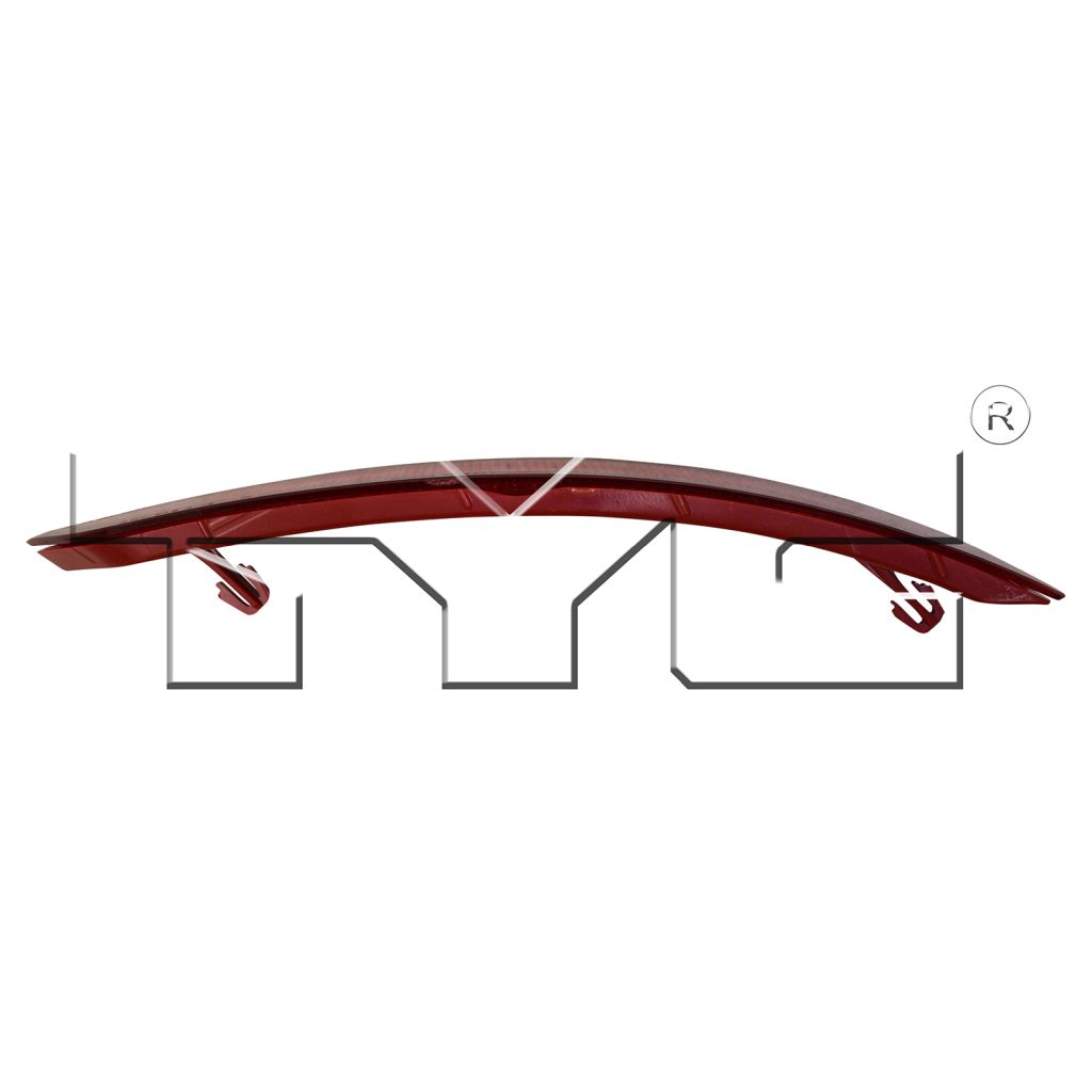 FORD FIESTA/SEDAN REAR BUMPER REFLECTOR RIGHT (Passenger Side) OEM#BS7Z13A565A 2014-2019 PL#FO1185108
