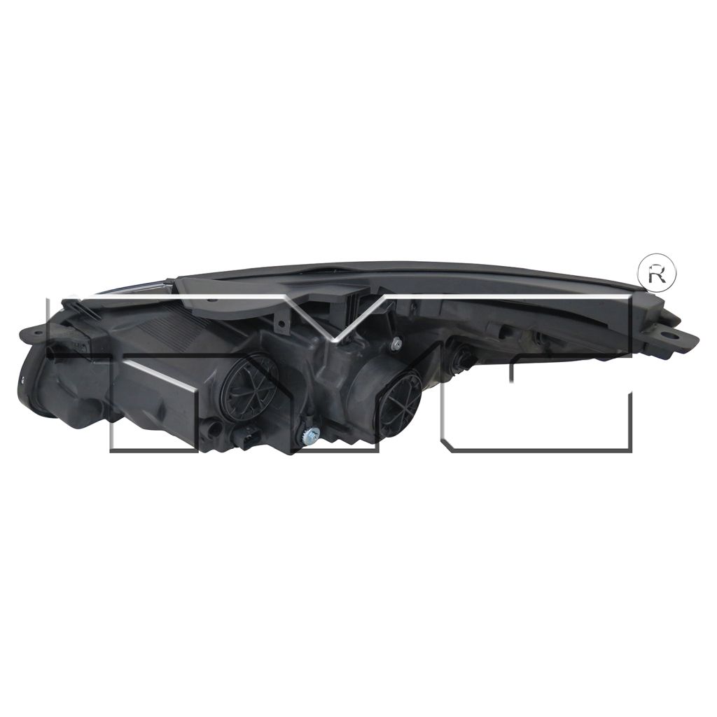 HYUNDAI SONATA HEAD LAMP ASSEMBLY RIGHT (Passenger Side) (HALOGEN)(EXC SE/ECO)(LED DRL IN BMPER) OEM#92102C2000 2015-2017 PL#HY2503183