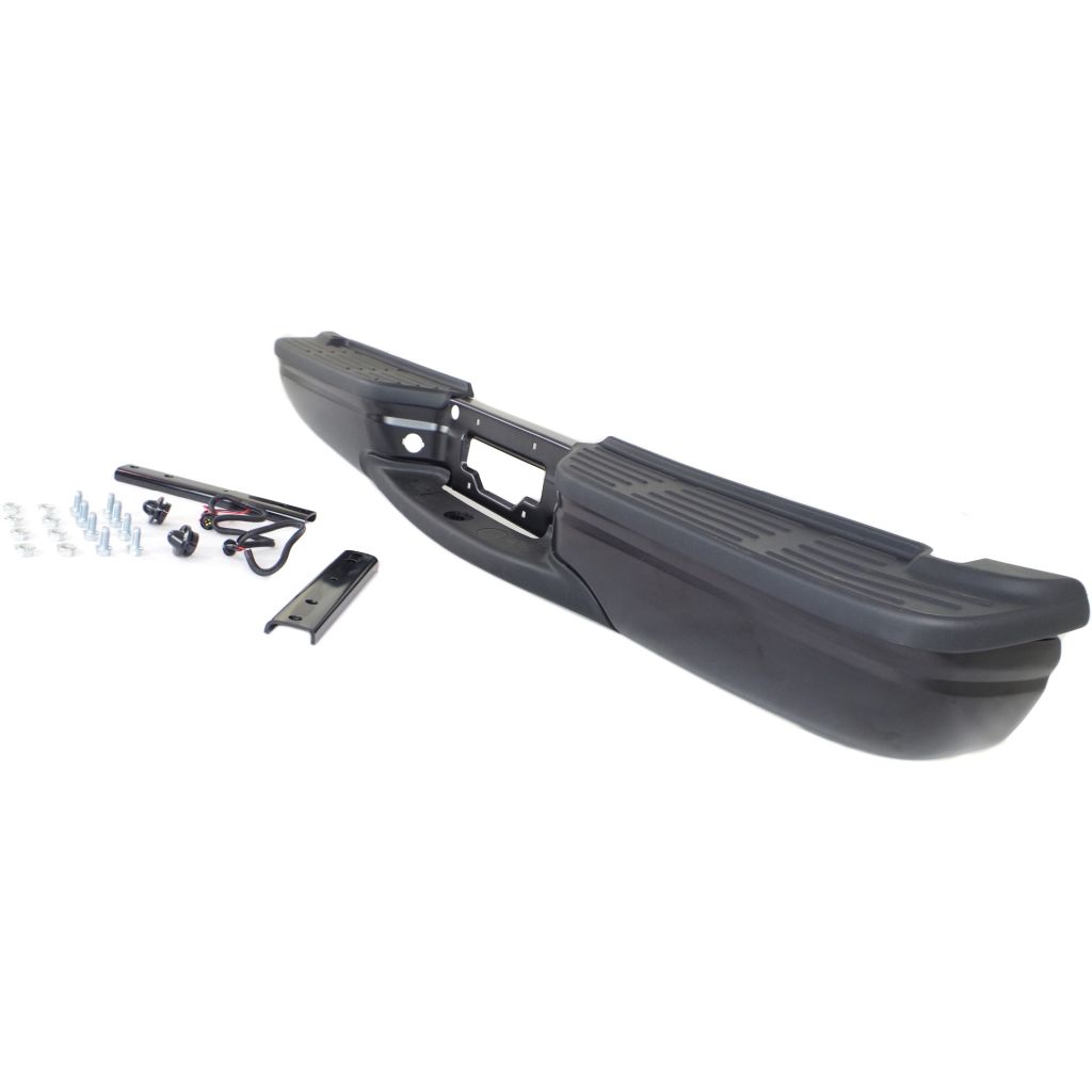 FORD TRUCKS & VANS FORD/PU (F250/350/450/550) Super Duty STEP BUMPER ASSEMBLY BLK(W/O SENSOR) OEM#FO1101121 1999-2007 PL#FO1101121
