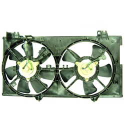 MAZDA MAZDA6 RADIATOR & A/C FAN ASSY (2.3L)(W/O TURBO)(DUAL FAN) OEM#L32115025L 2003-2008 PL#MA3115127