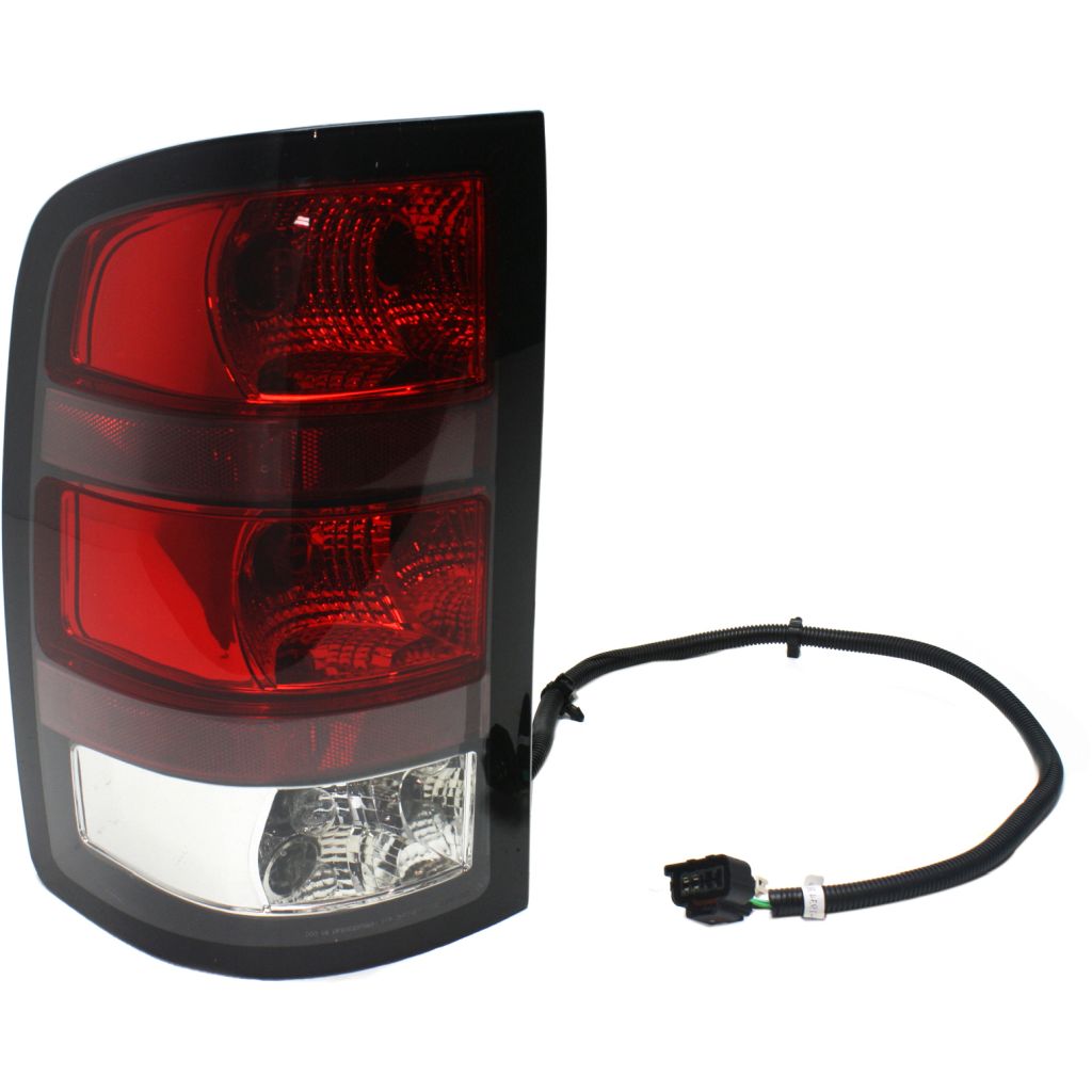 GM TRUCKS & VANS SIERRA/PU 1500 (GMC) TAIL LAMP ASSEMBLY LEFT (Driver Side)(DENALI)(3046/3157 BACK UP BULB) OEM#25958486 2007-2010 PL#GM2800217