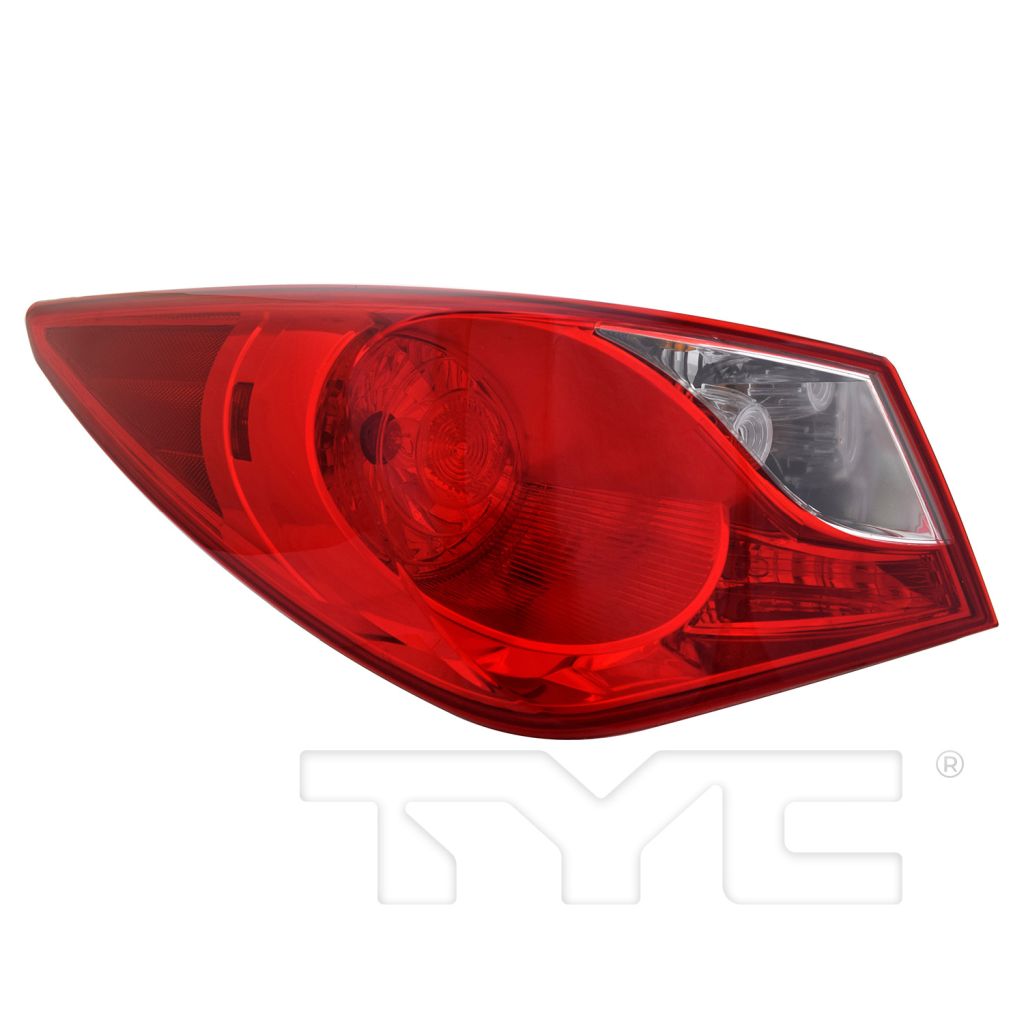 HYUNDAI SONATA TAIL LAMP ASSEMBLY LEFT (Driver Side) (WO/LED)**CAPA** OEM#924013Q000 2011-2014 PL#HY2804116C