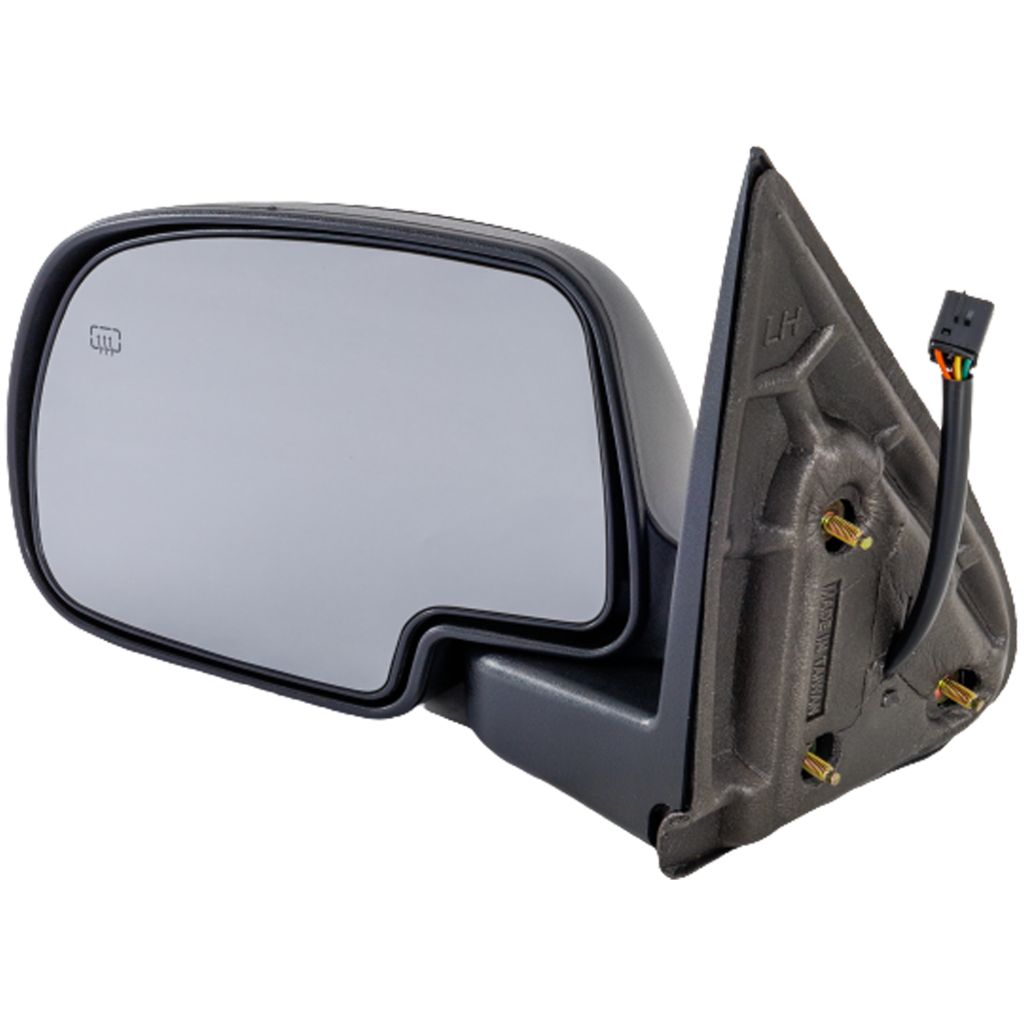 GM TRUCKS & VANS YUKON DENALI/YUKON XL DENALI (GMC) _(USE PART# 337163Q) DOOR MIRROR LEFT (Driver Side) POWER/HEATED (W/LAMP & BLACK GRAINED)(M-FOLD) OEM#15056061 2001-2002 PL#GM1320247