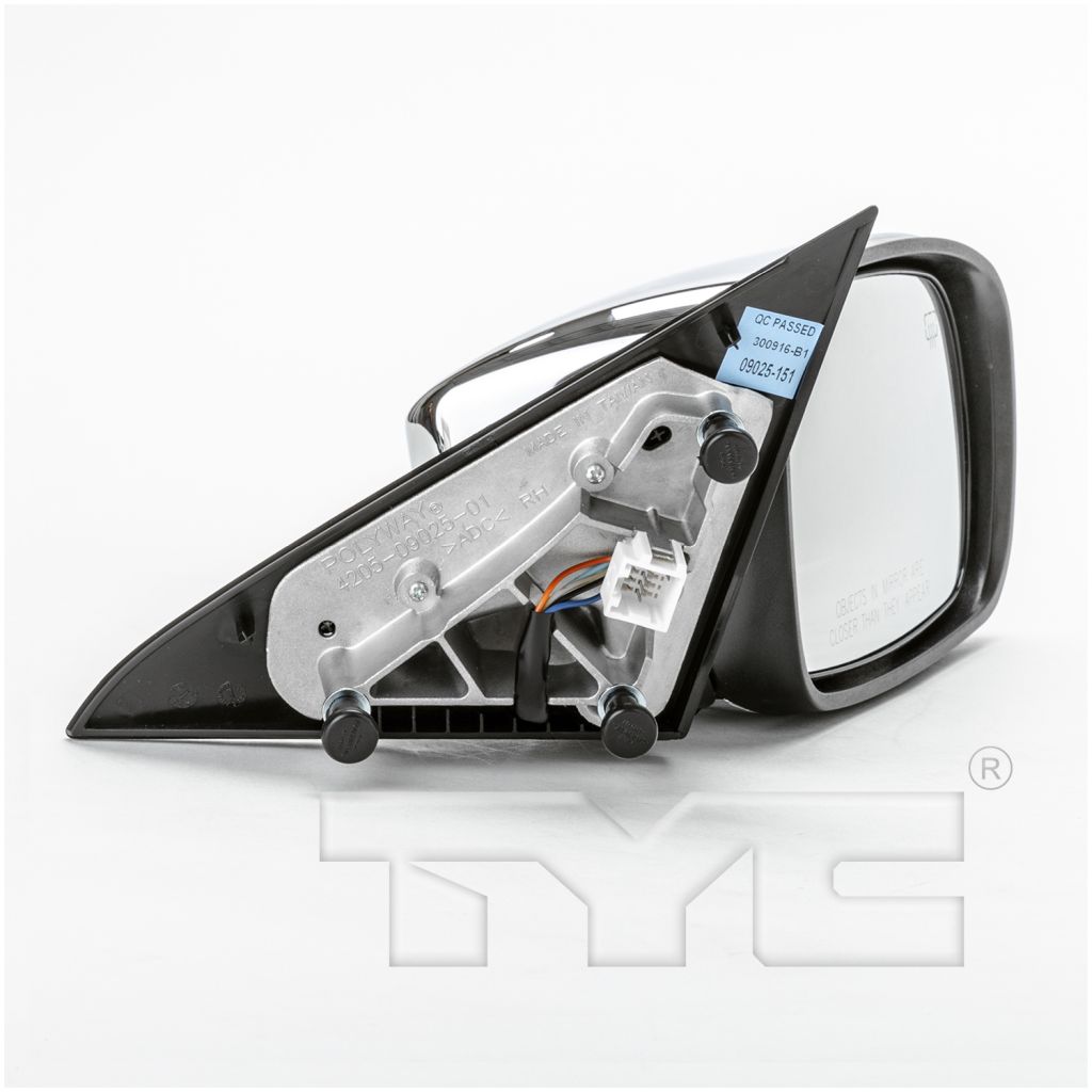 CHRYSLER 200 SEDAN DOOR MIRROR RIGHT (Passenger Side) PWR HTD CHROME OEM#68081540AD-PFM 2011-2014 PL#CH1321329