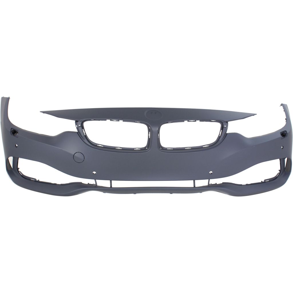BMW BMW 4 (4DOORS/GRAN COUPE) FRONT BUMPER COVER PRIMED (WO/M SPORT) W/ WASHER W/ PK SENSOR OEM#51117363283 2015-2017 PL#BM1000388