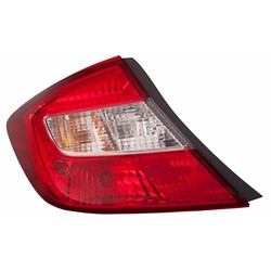 HONDA CIVIC SEDAN TAIL LAMP ASSEMBLY LEFT (Driver Side)**CAPA** OEM#33550TR0A01 2012 PL#HO2800180C