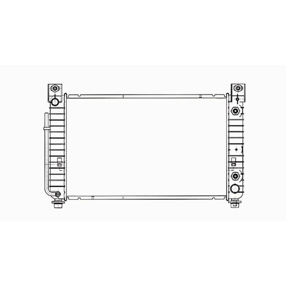 CADILLAC ESCALADE EXT (PICKUP) RADIATOR 5.3L/V8 (28 1/4" CORE) OEM#15193110 2002-2005 PL#GM3010436