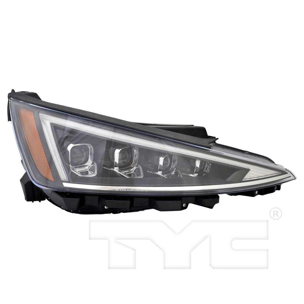 HYUNDAI ELANTRA SEDAN HEAD LAMP ASSY RIGHT (Passenger Side) (LED)(USA) **CAPA** OEM#92102F2760 2019-2020 PL#HY2503244C