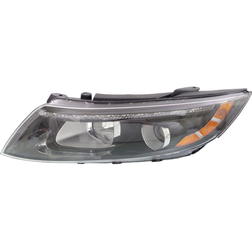 KIA OPTIMA HEAD LAMP ASSY LEFT (Driver Side) ( HALOGEN)(W/ LED) OEM#921014C551 2014-2015 PL#KI2502176