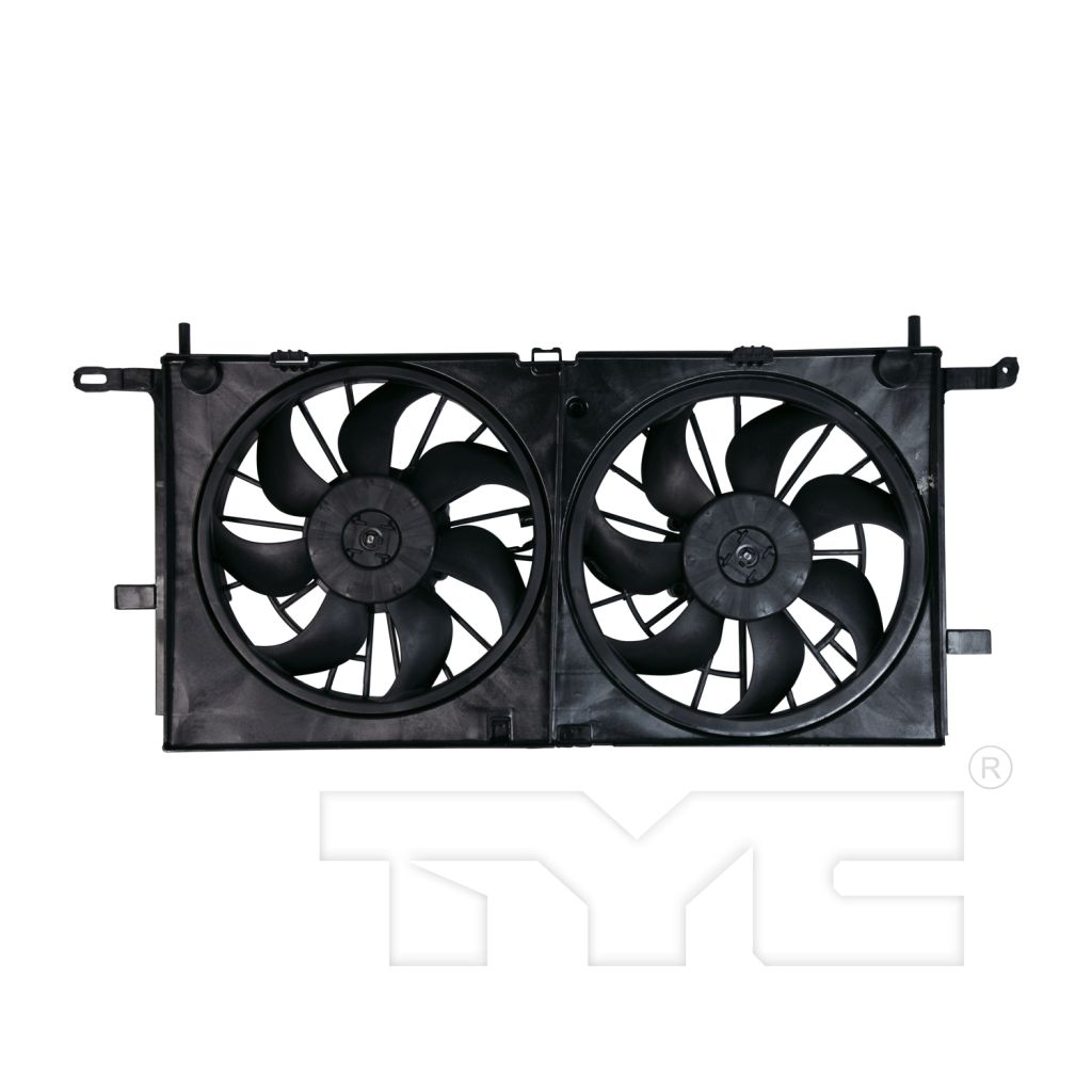 BUICK TERRAZA RADIATOR & A/C FAN ASSY (3.5L)(W/REAR A/C)(DUAL FAN) OEM#15875026-PFM 2005-2006 PL#GM3115194