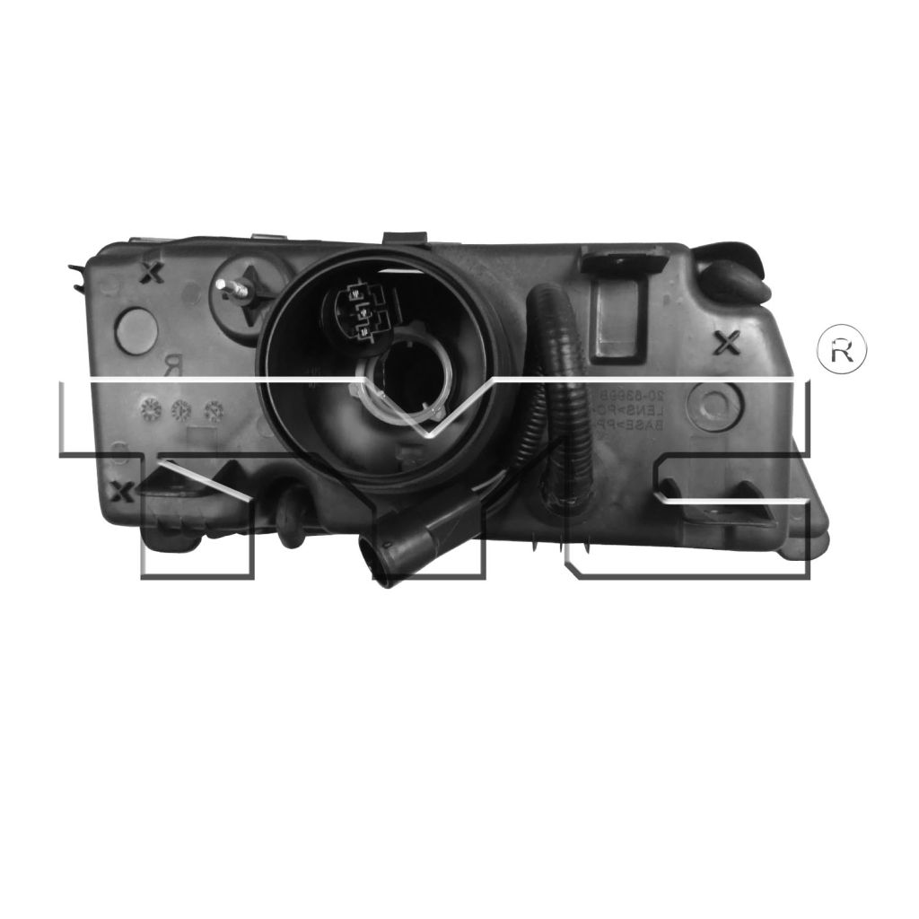 MERCURY GRAND MARQUIS HEAD LAMP UNIT LEFT (Driver Side)**CAPA** OEM#3W3Z13008FA 2003-2004 PL#FO2502187C