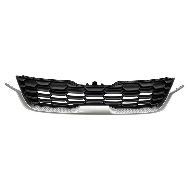 KIA SELTOS GRILLE BLACK W/SILVER LOWER MLDG (LX) OEM#86350Q5300 2021-2023 PL#KI1200235