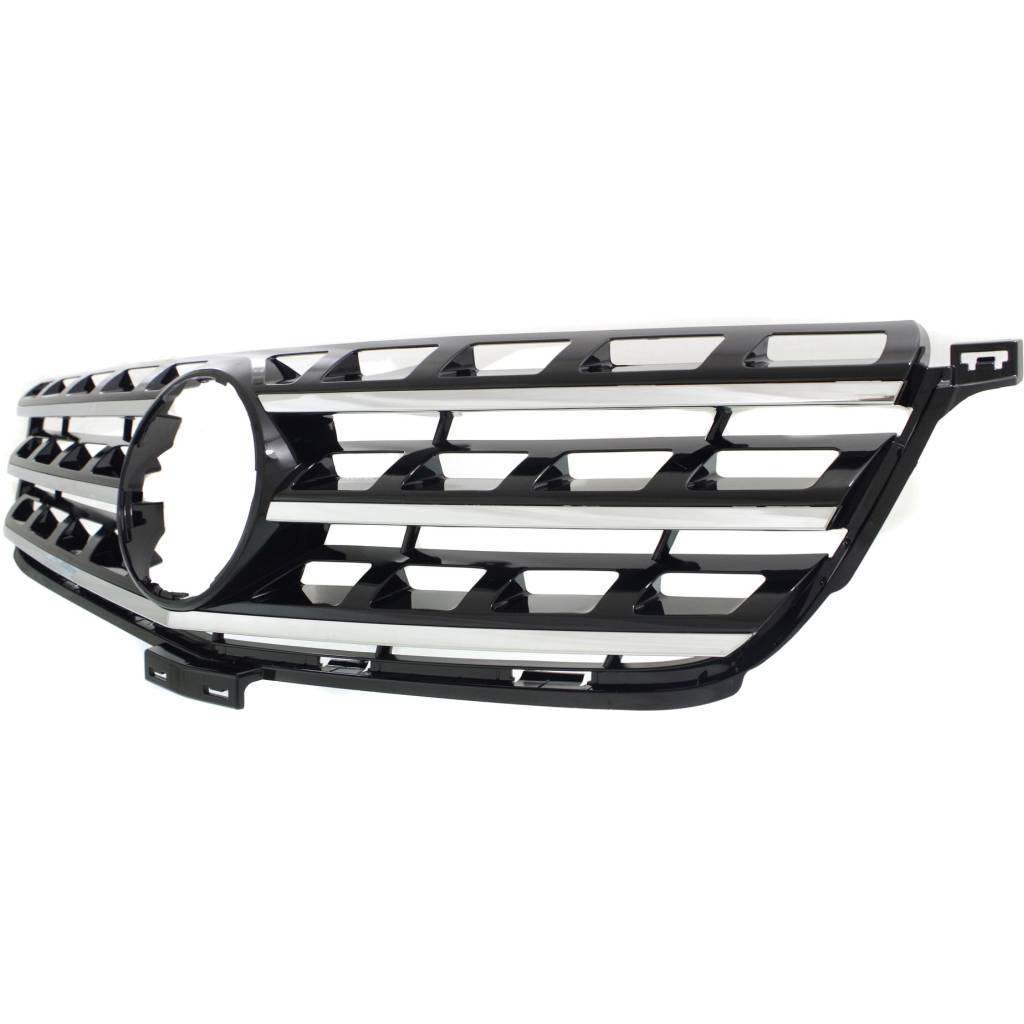 MERCEDES-BENZ ML-CLASS (166) GRILLE ASSEMBLY CHR/BLK WO/EMBLEM OEM#16688009859040 2012-2015 PL#MB1200162