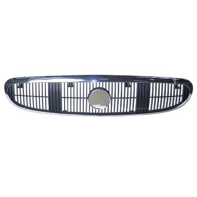 BUICK CENTURY GRILLE(CHR Frame/BLK Inner)W/O Emblem(Exc.05 Anniv OEM#10426075 2000-2005 PL#GM1200466