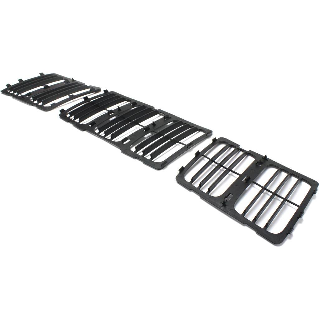 JEEP GRAND CHEROKEE GRILLE INNER MESH BLACK (3pcs)(LOUVERED STYLE) OEM#68143073AC 2014-2016 PL#CH1200369
