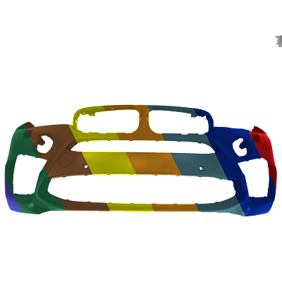 BMW BMW X5 FRONT BUMPER COVER PRIMED (W/HL WASH)(W/PK SENSOR)(WO/AUTO PARKING AID)(W/M SPT) OEM#51118066732 2014-2018 PL#BM1000434