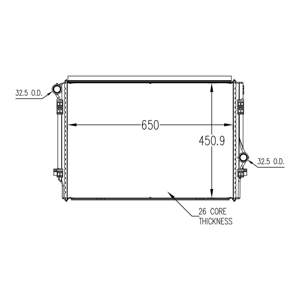 AUDI Q3 RADIATOR OEM#5Q0121251GN 2019-2024 PL#VW3010166