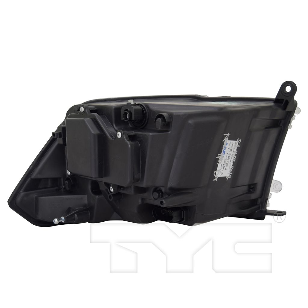 DODGE TRUCKS & VANS DODGE/PU (R1500) HEAD LAMP LEFT (Driver Side) (W/PROJECTOR)(BLK BEZEL)**CAPA** OEM#68093221AD 2013-2014 PL#CH2502245C