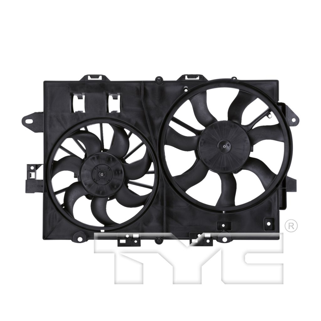 PONTIAC TORRENT RADIATOR & A/C FAN ASSEMBLY 3.6L (1st Design) OEM#19130470-PFM 2008 PL#GM3115226