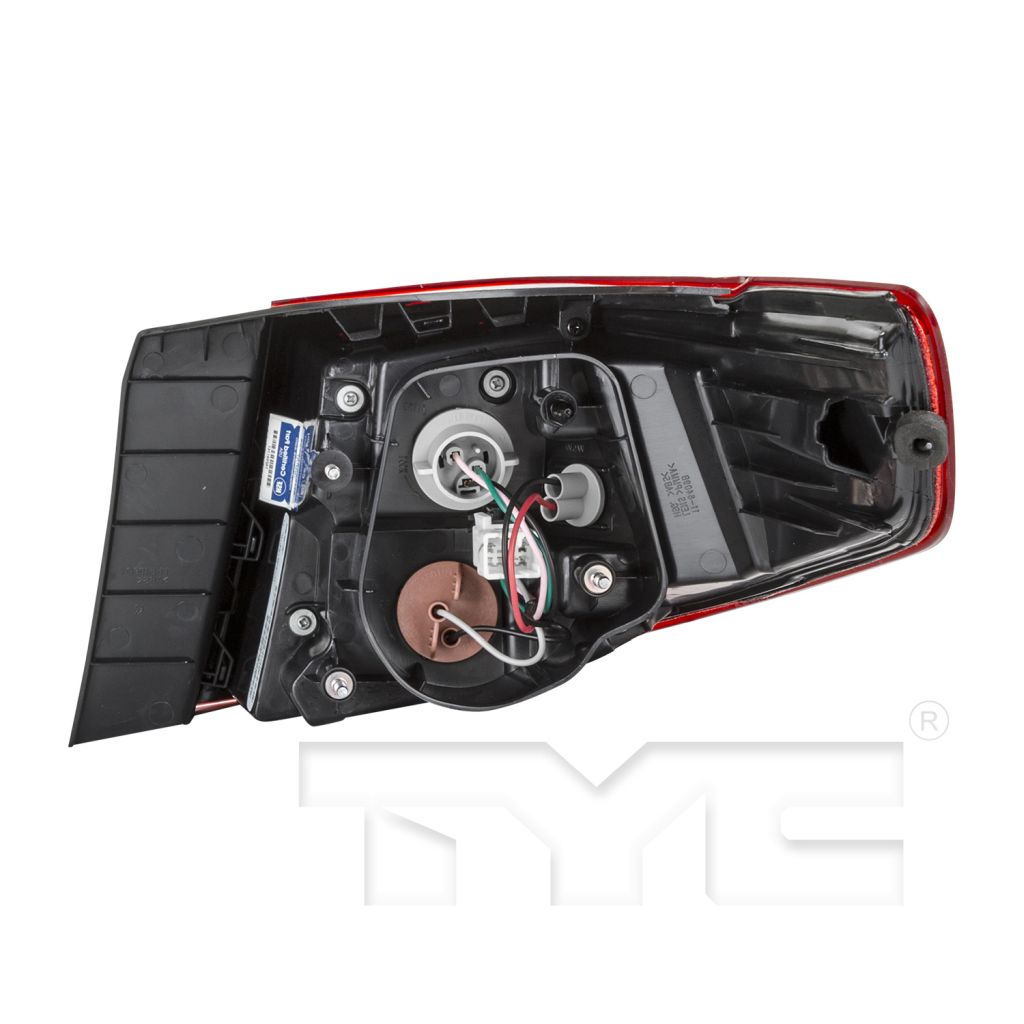 KIA OPTIMA TAIL LAMP ASSY LEFT (Driver Side) (WO/LED)(KOREA) OEM#924012T010 2011-2013 PL#KI2804106