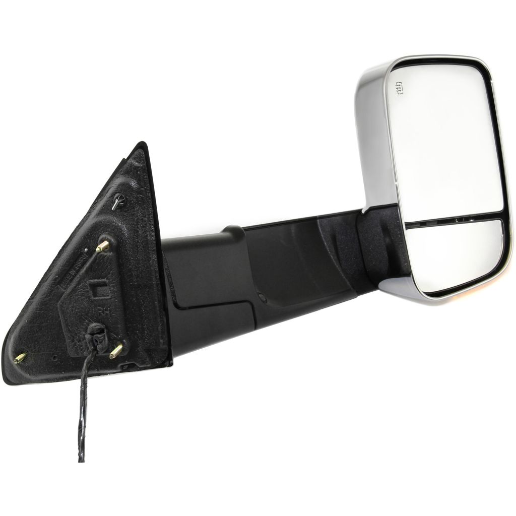 DODGE TRUCKS & VANS DODGE/PU (R2500/3500) DOOR MIRROR RIGHT (Passenger Side) PWR/HTD/SIGNAL/PUDDLE/MEMORY (DUAL GLASS)(CHR)(W/TOW PKG) OEM#68033734AL 2010-2011 PL#CH1321320