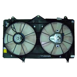 TOYOTA SOLARA RADIATOR & A/C FAN ASSY (L4)(USA BUILT)(DUAL FAN) OEM#167110H020-PFM 2004-2006 PL#TO3115122